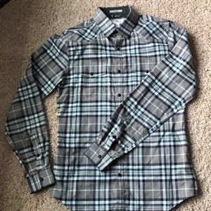 Brand New! Express plaid men’s Shirt size small